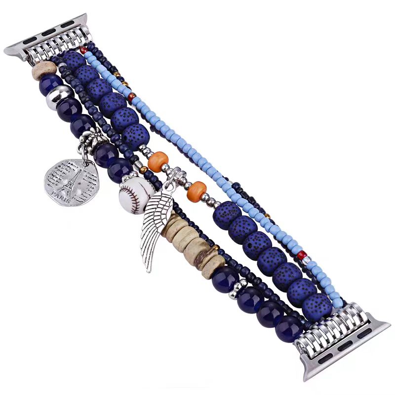 Suitable for Apple Watch. Creative Bohemian style bracelet, available in both men's and women's sizes.