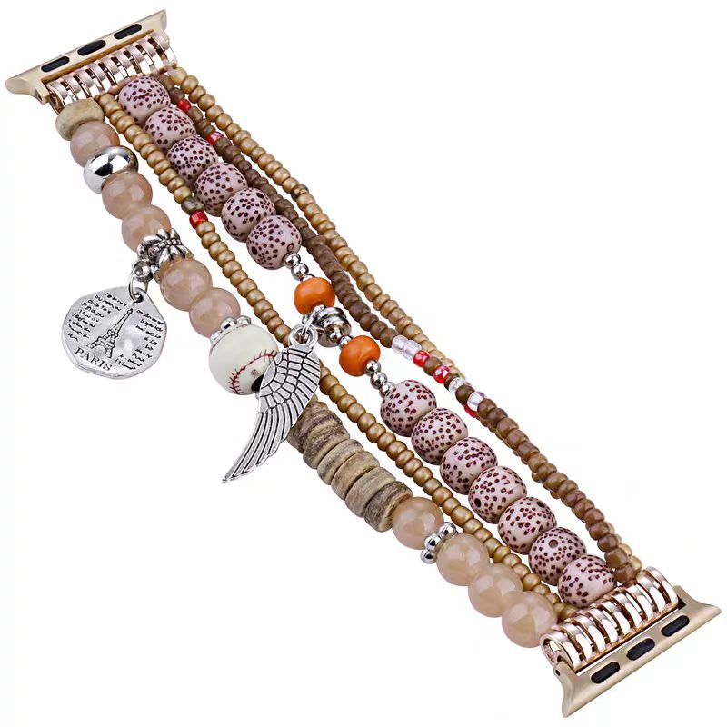 Suitable for Apple Watch. Creative Bohemian style bracelet, available in both men's and women's sizes.