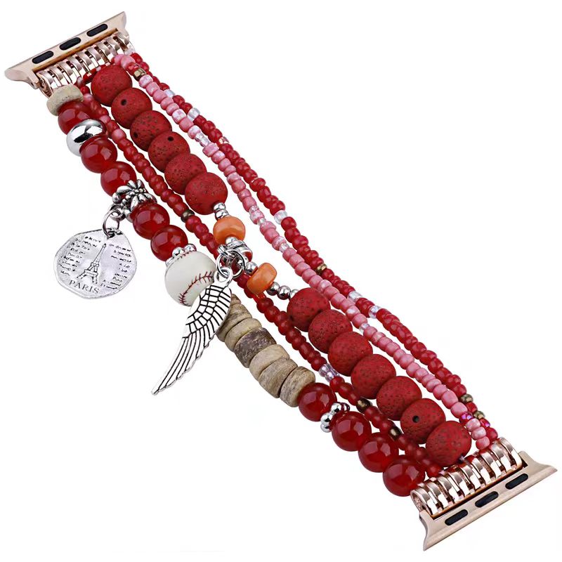 Suitable for Apple Watch. Creative Bohemian style bracelet, available in both men's and women's sizes.