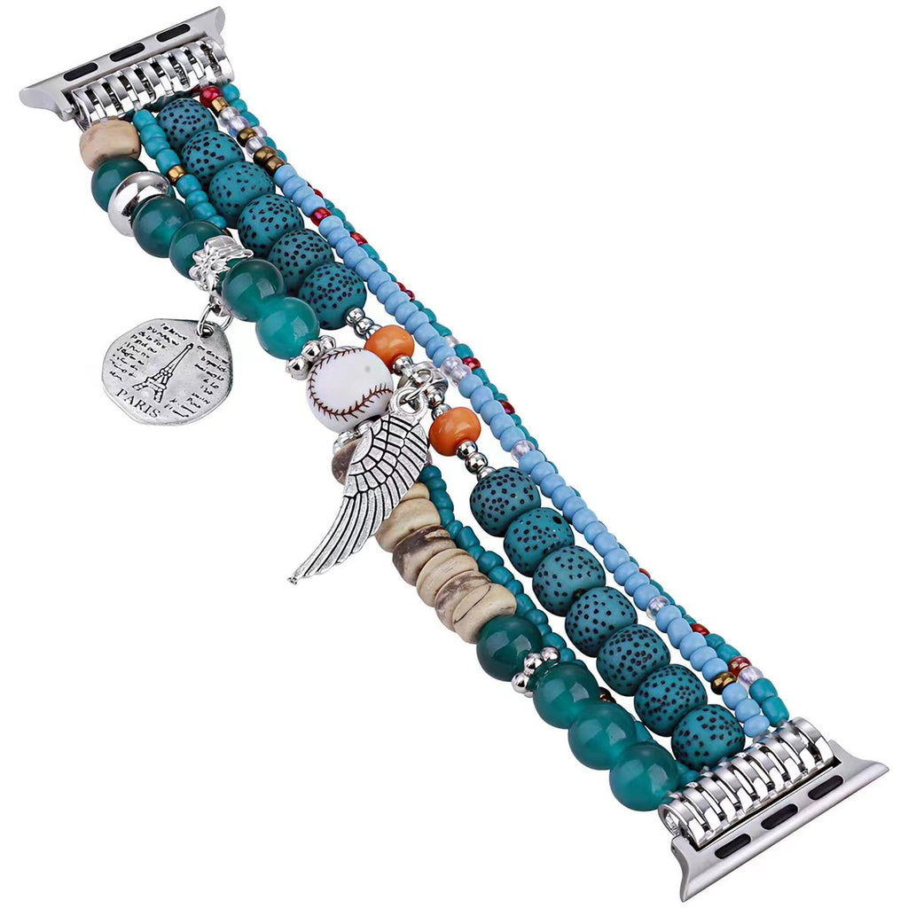 Suitable for Apple Watch. Creative Bohemian style bracelet, available in both men's and women's sizes.