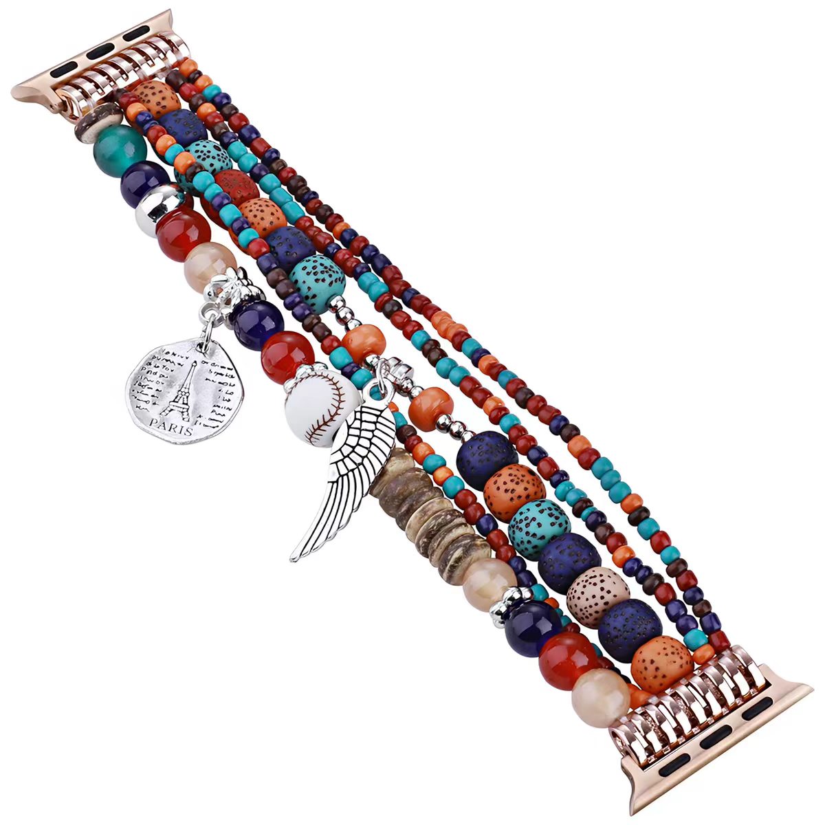 Suitable for Apple Watch. Creative Bohemian style bracelet, available in both men's and women's sizes.
